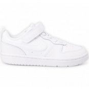 Nike Court Borough Low 2 Littl, White/White-White, 31
