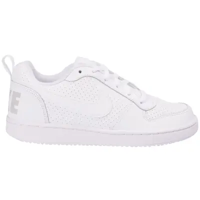 Nike Court Borough Low Big Kid, White/White-White, 36
