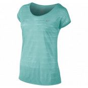 Nike Df Cool Breeze Ss Top, Light Aqua/Reflective Silv, L, Nike