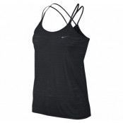 Nike Df Cool Breeze Strappy Ta, Black/Reflective Silv, L, Nike