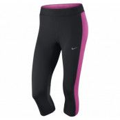 Nike Df Essential Capri, Black/Hot Pink/Hot Pink/Reflec, S,  Nike