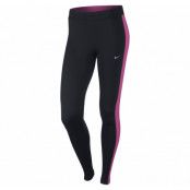 nike df essential tight, black/hot pink/hot pink/reflec, s,  nike