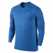 Nike Df Miler Ls, Lt Photo Blue/Reflective Silv, L,  Tröjor