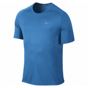 Nike Df Miler Ss, Lt Photo Blue/Reflective Silv, S,  Nike