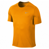 Nike Df Miler Ss, Vivid Orange/Reflective Silv, L,  Nike