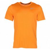 Nike Dri-Fit Breathe Men's Run, Orange Peel/Reflective Silv, M,  Nike