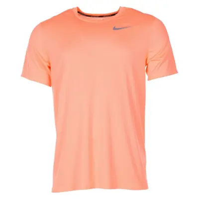 Nike Dri-Fit Breathe Men's Run, Orange Pulse/Reflective Silv, Xl,  Nike