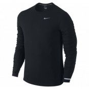 Nike Dri-Fit Contour Ls, Black/Reflective Silv, L,  Tröjor