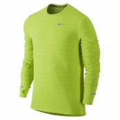 Nike Dri-Fit Contour Ls, Volt/Reflective Silv, L,  Tröjor