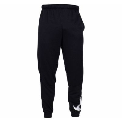 Nike Dri-Fit Men's Fleece Trai, Black/White, Xl,  Byxor