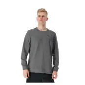 Nike Dri-Fit Men's Long-Sleeve, Charcoal Heathr/Black, S,  Sweatshirts