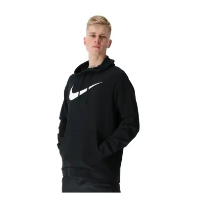 Nike Dri-Fit Men's Pullover Tr, Black/White, S,  Hoodies