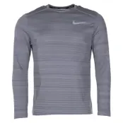 Nike Dri-Fit Miler Men's Long-, Smoke Grey/Htr/Reflective Silv, Xl,  Nike