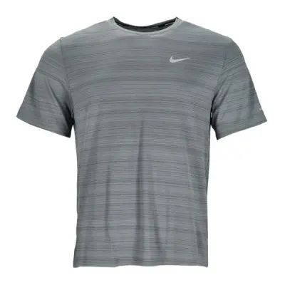 Nike Dri-Fit Miler Men's Runni, Smoke Grey/Reflective Silv, S,  Löparkläder