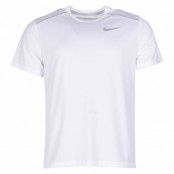 Nike Dri-Fit Miler Men's Short, White/White/Reflective Silv, Xlt,  T-Shirts