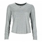Nike Dri-Fit One Women's Stand, Particle Grey/Htr/Black, L,  Sweatshirts