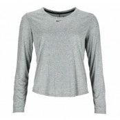 Nike Dri-Fit One Women's Stand, Particle Grey/Htr/Black, L, Sweatshirts