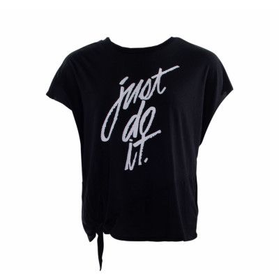 Nike Dri-Fit Women's Short-Sle, Black/White, Xl,  Nike