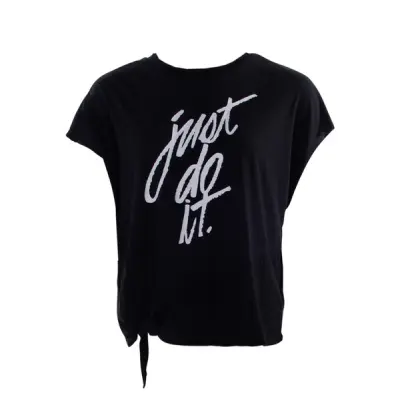 Nike Dri-Fit Women's Short-Sle, Black/White, Xs,  Nike