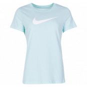 Nike Dri-Fit Women's Training, Teal Tint/Htr/White, M, T-Shirts
