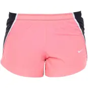 Nike Dry Girls' Running Shorts, Pink Gaze /Black/White/White, M,  Shorts