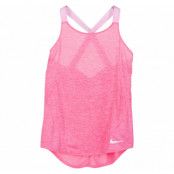Nike Dry Girls' Training Tank, Pink Nebula/Pink/White, Xl, Linnen