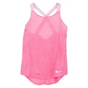 Nike Dry Girls' Training Tank, Pink Nebula/Pink/White, Xl,  Linnen