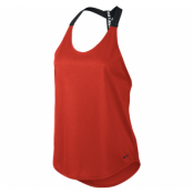 Nike Elastika Solid Tank, Lt Crimson/Black/Black, S,  Nike