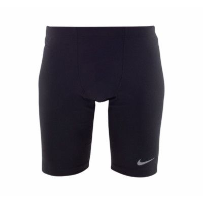 Nike Fast Men's 1/2-Length Run, Black/Reflective Silv, L,  Byxor