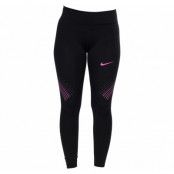 Nike Fast Women's Graphic Runn, Black/Active Fuchsia, M,  Nike