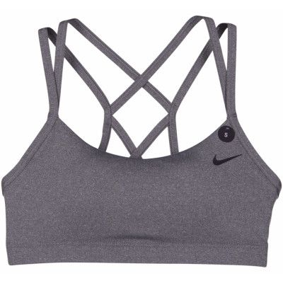 Nike Favorites Strappy Women's, Carbon Heather/Black, L,  Nike