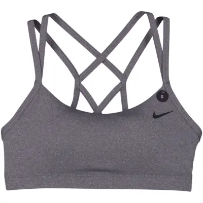 Nike Favorites Strappy Women's, Carbon Heather/Black, M,  Nike