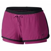 Nike Full Flex 2 In 1 Short, Vivid Pink/Black/Vivid Pink/Bl, L,  Byxor