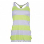 Nike Get Fit Rugby Stripe Tank, Volt/White/Volt, S,  Nike