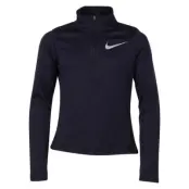 Nike Girls' Long-Sleeve Half-Z, Black/Reflective Silv, M,  Jackor
