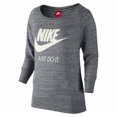 Nike Gym Vintage Crew, Carbon Heather/Sail, L,  Nike