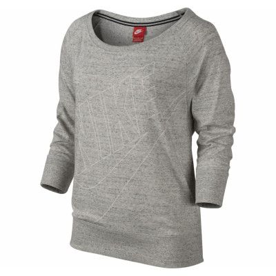 Nike Gym Vintage Crew, Grey Heather/Sail, Xs,  Tröjor