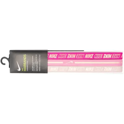 Nike Headbands 2.0 3 Pk Metall, Barely Rose/Magic Flamingo/Fir, Onesize,  Nike