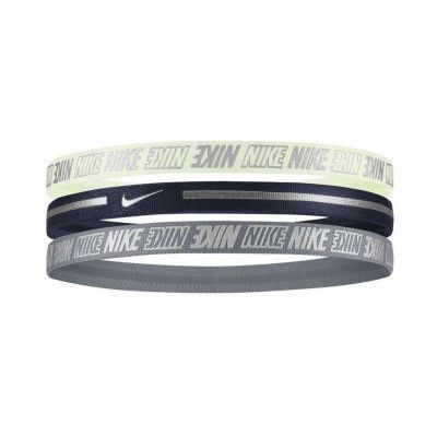 Nike Headbands 2.0 3 Pk Metall, Lime Ice/Midnight Navy/Ashen S, Onesize,  Nike