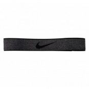 Nike Heathered Pro Swoosh Head, Black Heather/Black, Onesize, Nike