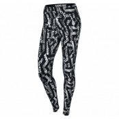 Nike Leg-A-See-Aop, White/Black, M, Byxor