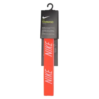 Nike Logo Headband, Ember Glow/White, Onesize,  Pannband