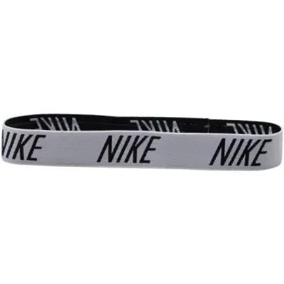 Nike Logo Headband, White/Black, Onesize,  Nike