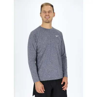 Nike Long Sleeve Hydroguard, Midnight Navy, L,  Tränings-T-Shirts