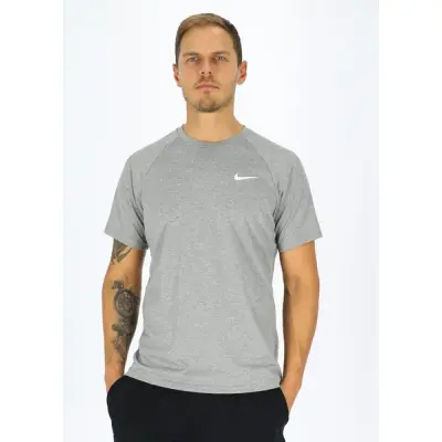 Nike M Short Sleeve Hydroguard, Particle Grey, S,  Löparkläder
