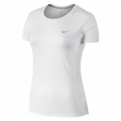 Nike Miler Short Sleeve, White/Reflective Silv, L,  T-Shirts