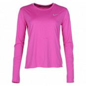 Nike Miler Women's Running Top, Active Fuchsia/Reflective Silv, L,  Nike