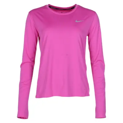 Nike Miler Women's Running Top, Active Fuchsia/Reflective Silv, M,  Löparkläder
