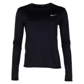 Nike Miler Women's Running Top, Black/Reflective Silv, Xl,  Nike