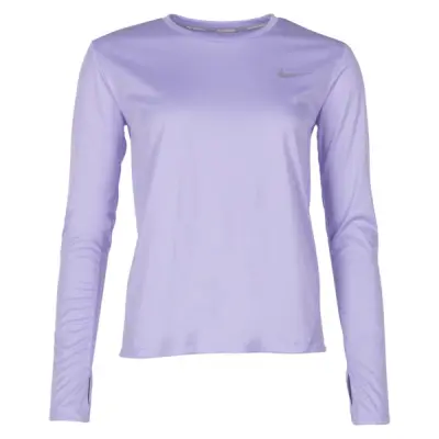 Nike Miler Women's Running Top, Lavender Mist/Reflective Silv, Xl,  Nike